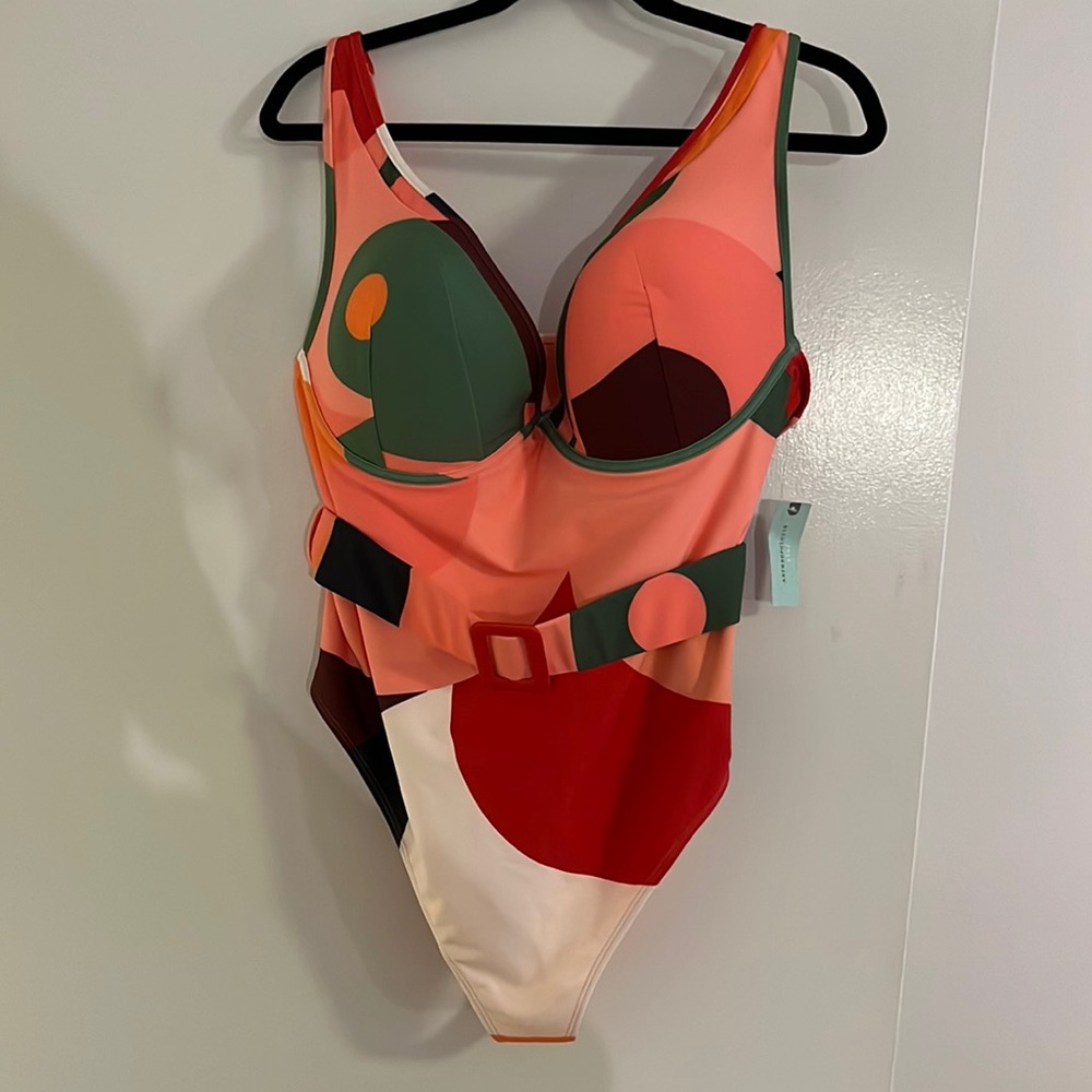 Hutch 2X belted swimsuit